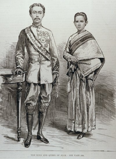 The King and Queen of Siam, from 